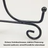 4-teiliger Tellerständer - galvanisiertes Silber-6 Produktbild-Vorschau 5