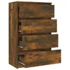 vidaXL Kredens dąb wędzony 60x35x98,5 cm materiał Podgląd zdjęcia produktu 21