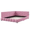 Lit rembourré INONEFT 140x200 cm avec LED et port USB, Voir les images du produit 10