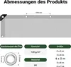 Wiltec wetterfeste Abdeckplane grün grau, wasserfeste Plane Produktbild-Vorschau 3