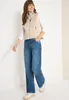 CECIL Strukturmix Cordweste Damen mit Steppung pearl beige Produktbild-Vorschau 3