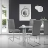 ML-Design 6er Set Esszimmerstuhl mit Rückenlehne, Grau, aus Produktbild-Vorschau 8