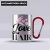 Trendation - Friseurin Edelstahl Tasse Karabiner Geschenk Produktbild-Vorschau 2