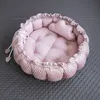 Zweiseitig Babynest ENGELSNEST XXL PUNKTE Rosa/ MINKY Produktbild-Vorschau 4