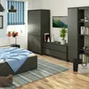 Akord Armadio 4 Ante Grafite Lucido 90X51X180 Cm Anteprima dell’immagine prodotto 4