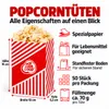 Popcornloop 50 er Popcorntüten Popcorn Box Tüten Candy Bar Produktbild-Vorschau 2