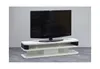 TV Board JUNIOR Lowboard weiß schwarz matt lackiert 151 cm Produktbild-Vorschau 3