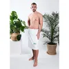 Kilt męski pareo do sauny 100% naturalna bawełna Yeye Biały Podgląd zdjęcia produktu 1
