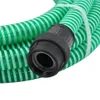 vidaXL Saugschlauch mit PVC-Anschlüssen Grün 1" 7 m PVC Produktbild-Vorschau 3