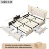 ProximaX Polsterbett 160x200cm, Doppelbett mit und 4 Produktbild-Vorschau 4