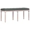The Living Store Sitzbank Dunkelgrau 110x40x49 cm Stoff Produktbild-Vorschau 2