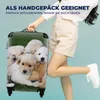 MuchoWow® Koffer Handgepäck Trolley Rollkoffer Kleine Produktbild-Vorschau 4