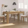 vidaXL Esstisch Artisan-Eiche 140x74,5x76 cm Holzwerkstoff Produktbild-Vorschau 2