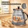 HOMCOM Waterkoker, 1,7 liter, BPA-vrij, 2200W, met 360° Productafbeelding-voorbeeld 5