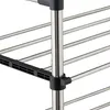 Relaxdays Kleiderständer, rollbar, verstellbar, Produktbild-Vorschau 6