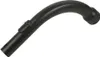 A black curved vacuum cleaner wand on a white background. Produktbild-Vorschau