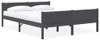 vidaXL Massivholzbett Kiefer Grau 120x200 cm Produktbild-Vorschau 6