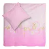 Alvi Baby-Bettwäsche-Set 80x80 & 35x40 – Rosa „Bär auf Produktbild-Vorschau 2