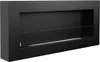 A black, modern ethanol fireplace mounted on a wall. Anteprima dell’immagine prodotto