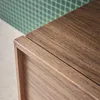 sweeek - TV-Möbel Holzdekor 3 Türen 140 cm - Nussbaumfarben Produktbild-Vorschau 7
