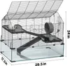 VEVOR Hamsterkäfig, 360° Sicht Transparenter Produktbild-Vorschau 8