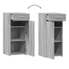 vidaXL Credenza Grigio Sonoma 40x42,5x93 cm Materiale a Anteprima dell’immagine prodotto 7