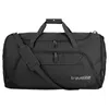 A black duffel bag is shown against a white background. Podgląd zdjęcia produktu