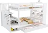 Letto a castello Sweiko 90x200 cm, scala di sicurezza con Anteprima dell’immagine prodotto 10