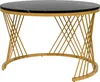 Fortuna-Lai 2er Set Couchtisch Beistelltisch in Marmoroptik Produktbild-Vorschau 4