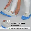 50x Schuhüberzieher Einweg Blau/Weiß, Überziehschuhe mit Produktbild-Vorschau 6