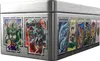A metallic tin box with various Yu-Gi-Oh! card illustrations on its sides. Produktbild-Vorschau