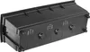 A black plastic insert for a planter box is shown from a diagonal angle. Anteprima dell’immagine prodotto