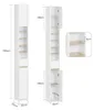 SoBuy Badezimmerschrank Hochschrank für kleine Bäder mit Produktbild-Vorschau 6