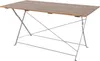 Biergarten Set Klapptisch + 4 Klappstühle Bistroset Stahl Akazienholz 120x70cm Produktbild-Vorschau