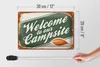 Blechschild Camping 30x20cm welcome to our Campsite Produktbild-Vorschau 6