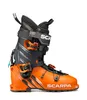 Skischuh "Maestrale" von Scarpa in leuchtendem Orange mit schwarzem Obermaterial und verschiedenen Schnallen. Produktbild-Vorschau