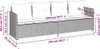vidaXL Sonnenliege mit Kissen Grau Poly Rattan Produktbild-Vorschau 8