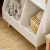 SoBuy KMB100-K-W Detský regál s 3 priehradkami Regál na Náhľad obrázku produktu 7