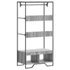 vidaXL Věšák na kabáty šedý Sonoma 90x50x180 cm materiál na Náhled obrázku produktu 6