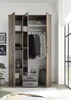 Kleiderschrank Ellis 120cm mit 3 Türen 2 Schubladen und Produktbild-Vorschau 9