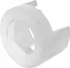 A close-up, isolated shot of a white plastic part. Produktbild-Vorschau