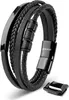 SERASAR | Lederarmband für Männer [Brave] mit Schwarz Produktbild-Vorschau 1