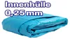 Ersatzfolie Ø 4,00 x 0,90 m 0,25 mm blau Produktbild-Vorschau 2