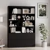 BEALIFE Scaffalatura 120x34x180 cm con 4 cassetti | MDF con Anteprima dell’immagine prodotto 1