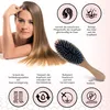 hair2heart Extensions Bürste aus Holz, 22.5cm | Sanfte Produktbild-Vorschau 5