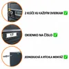 Zostava poštových schránok, 20 priehradiek, antracit RAL Náhľad obrázku produktu 4