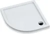 Douchebak kwartcirkel 90x90x5, sanitairacryl, glad Productafbeelding-voorbeeld 2
