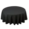 Tischdecke Fleckenresistente Schwarz Rund 80 cm Produktbild-Vorschau 1