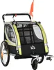 HOMCOM 2 in 1 Kinderanhänger, Fahrradanhänger mit 5-Punkt Produktbild-Vorschau 1