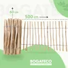 BOGATECO Lamelový plot Hazel Chestnut | Drevený plot z Náhľad obrázku produktu 10